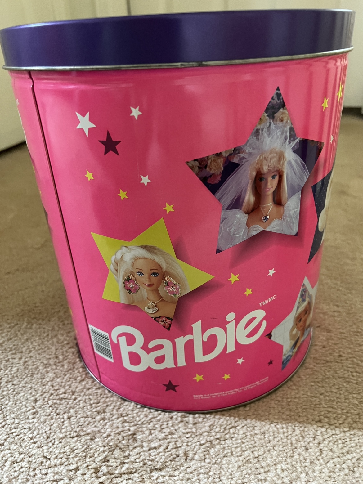 Vintage Barbie Popcorn Tin image indicator(5)