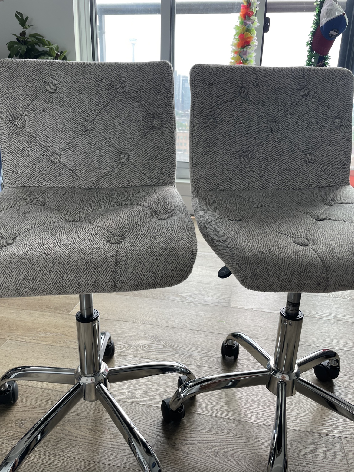 ‼️Two homesense stool chairs - needs to go! image indicator(2)