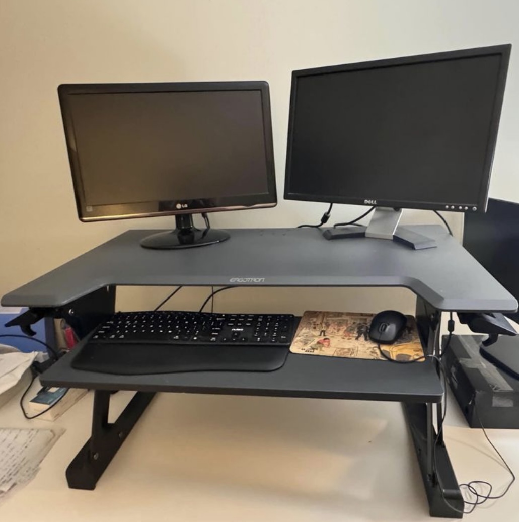 Ergotron Desk Topper to Sit To Stand Desk - photo 2