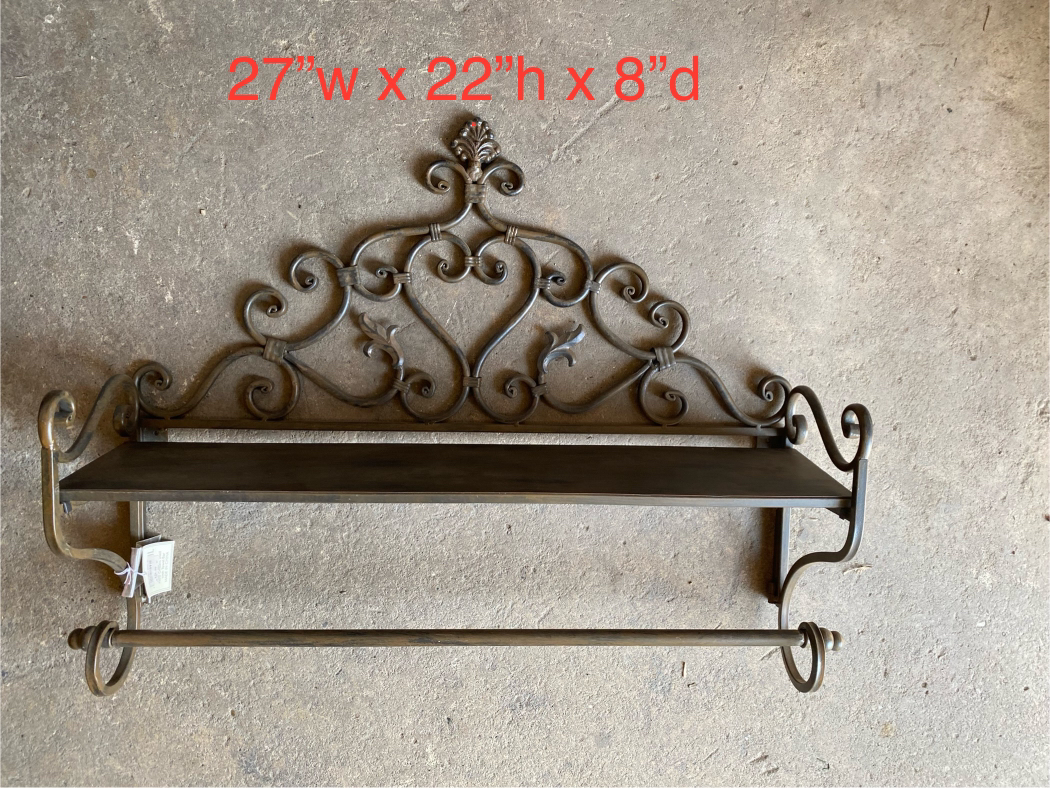 Towel bar & shelf