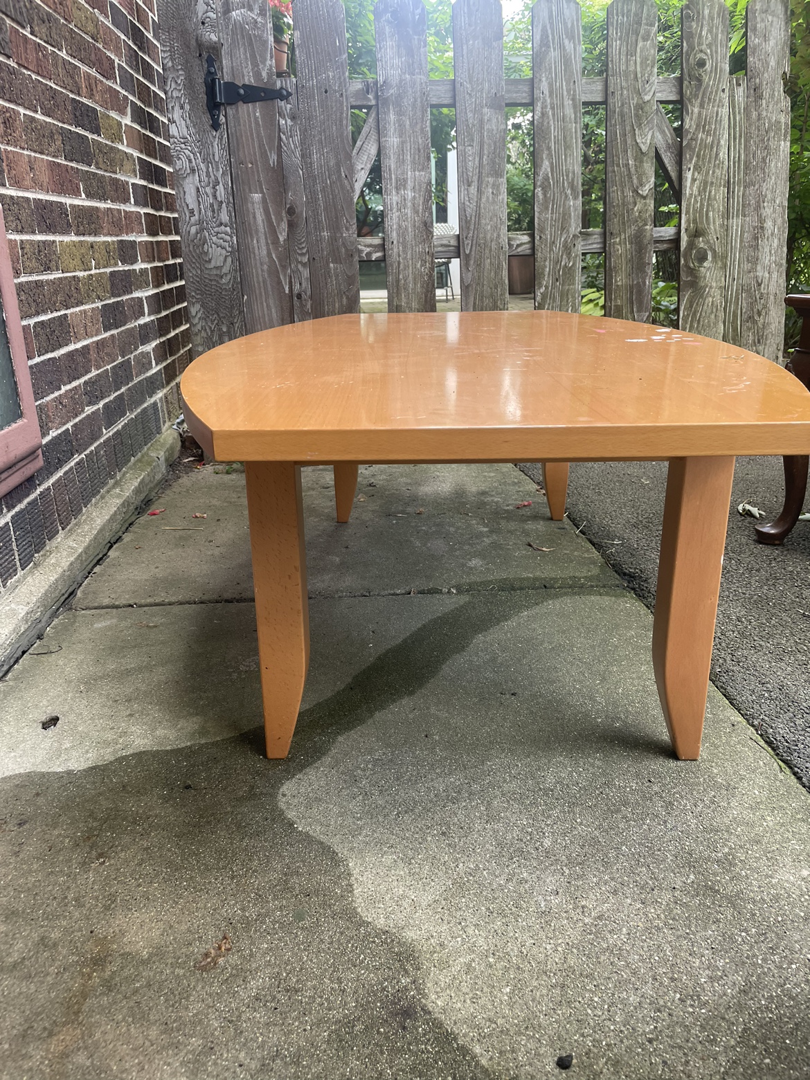 Solid wood coffee table - photo 2