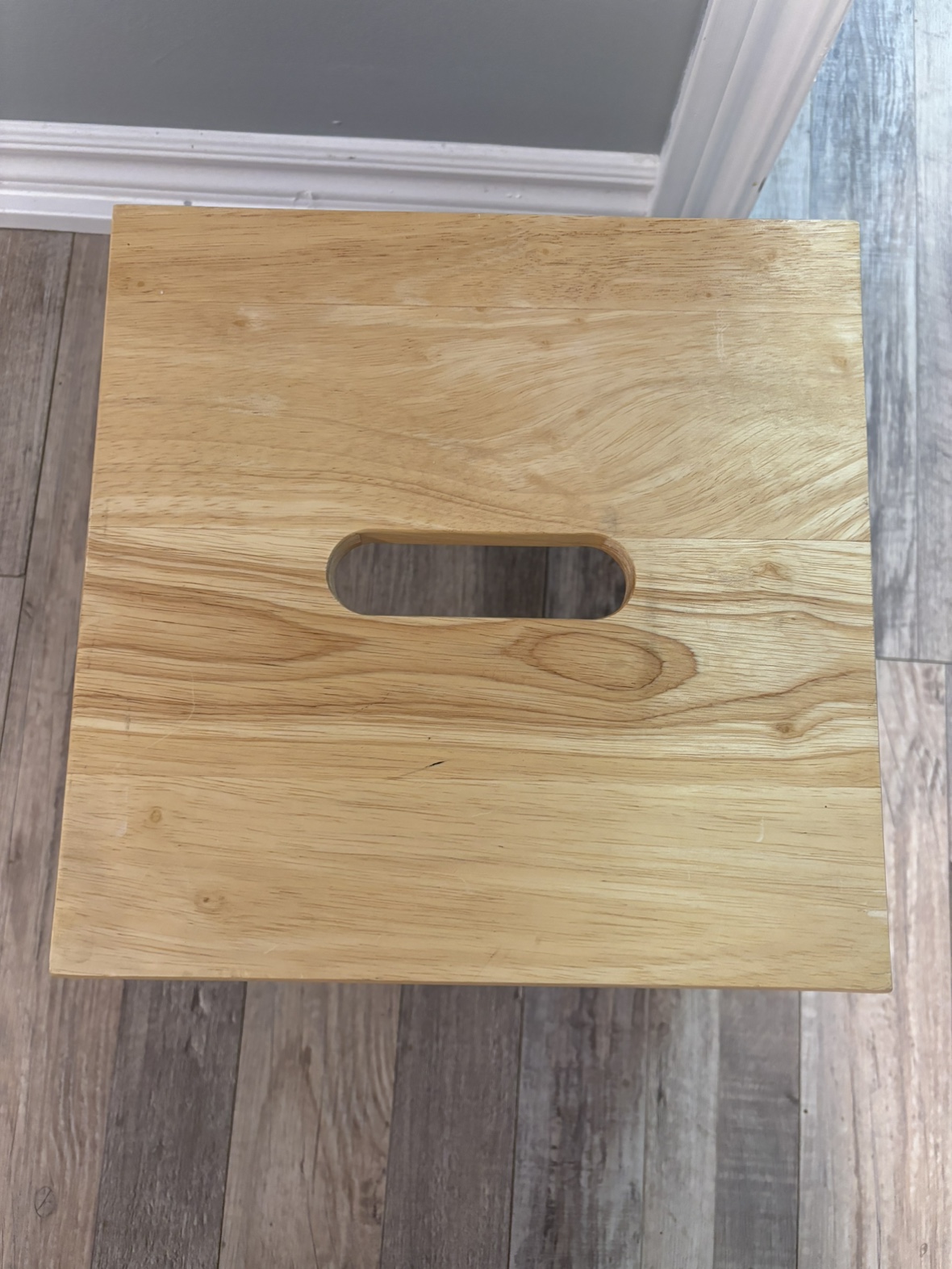 Wood Foot Stool thumbnail