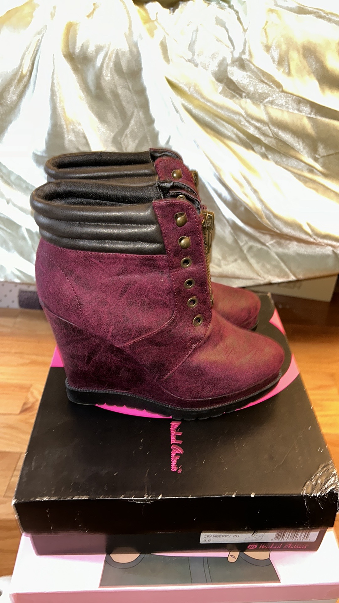 wedge bootie