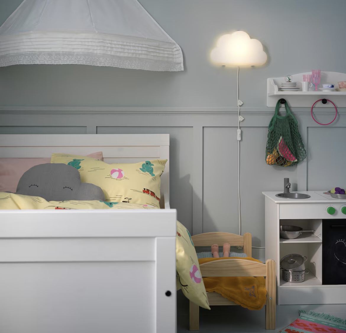 White Cloud LED wall lamps x2 | Must pick up by Friday
