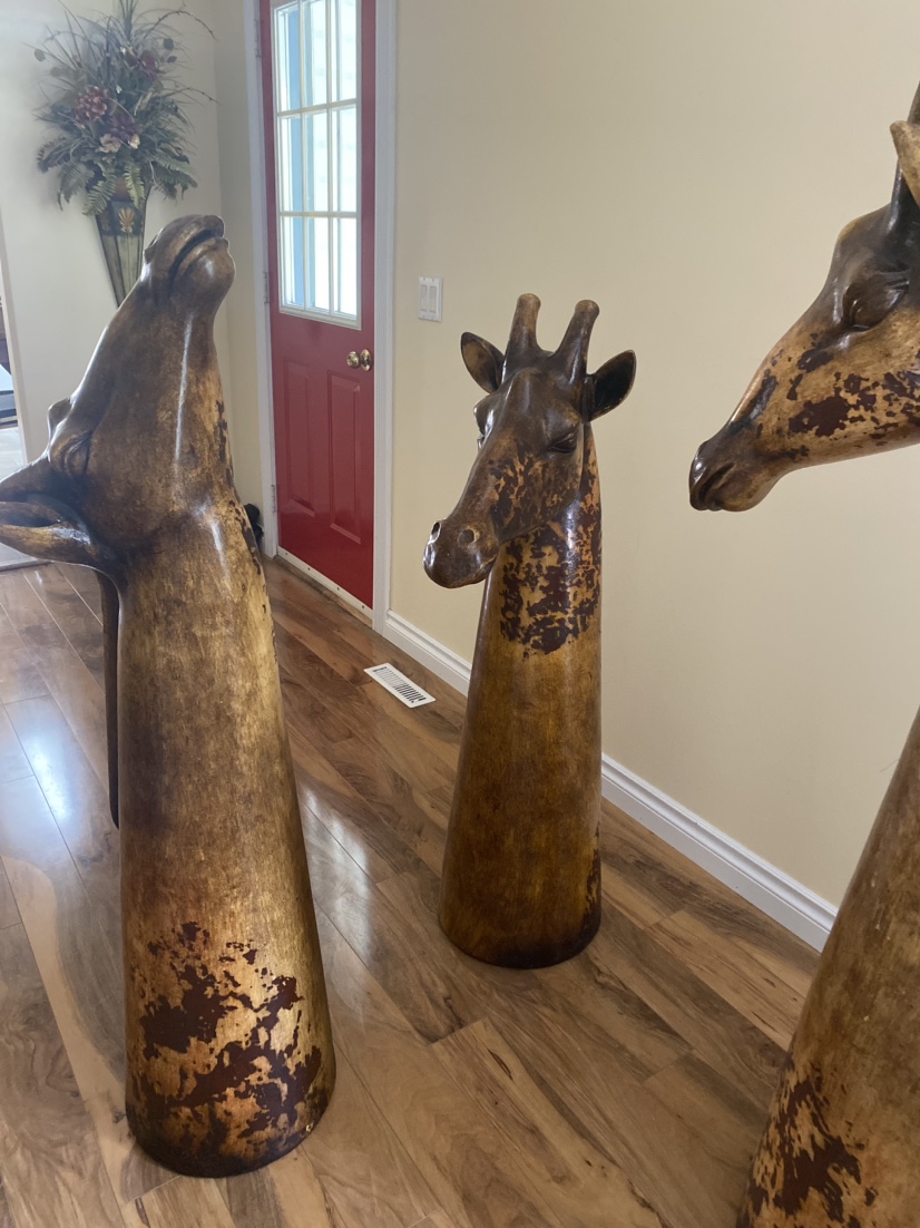 Free standing giraffe busts (3) - photo 5