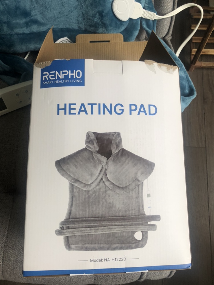 Brand New Blue Heating Pad Machine Washable - photo 3