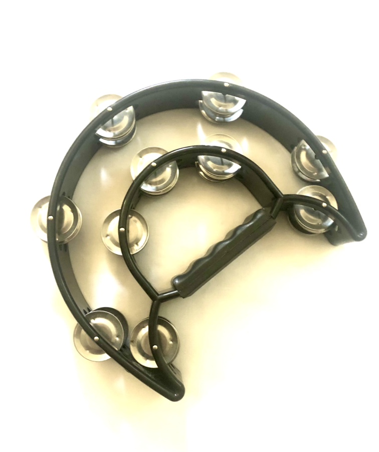 Granitepercussion Musical Tambourine Handbell with Double Row thumbnail