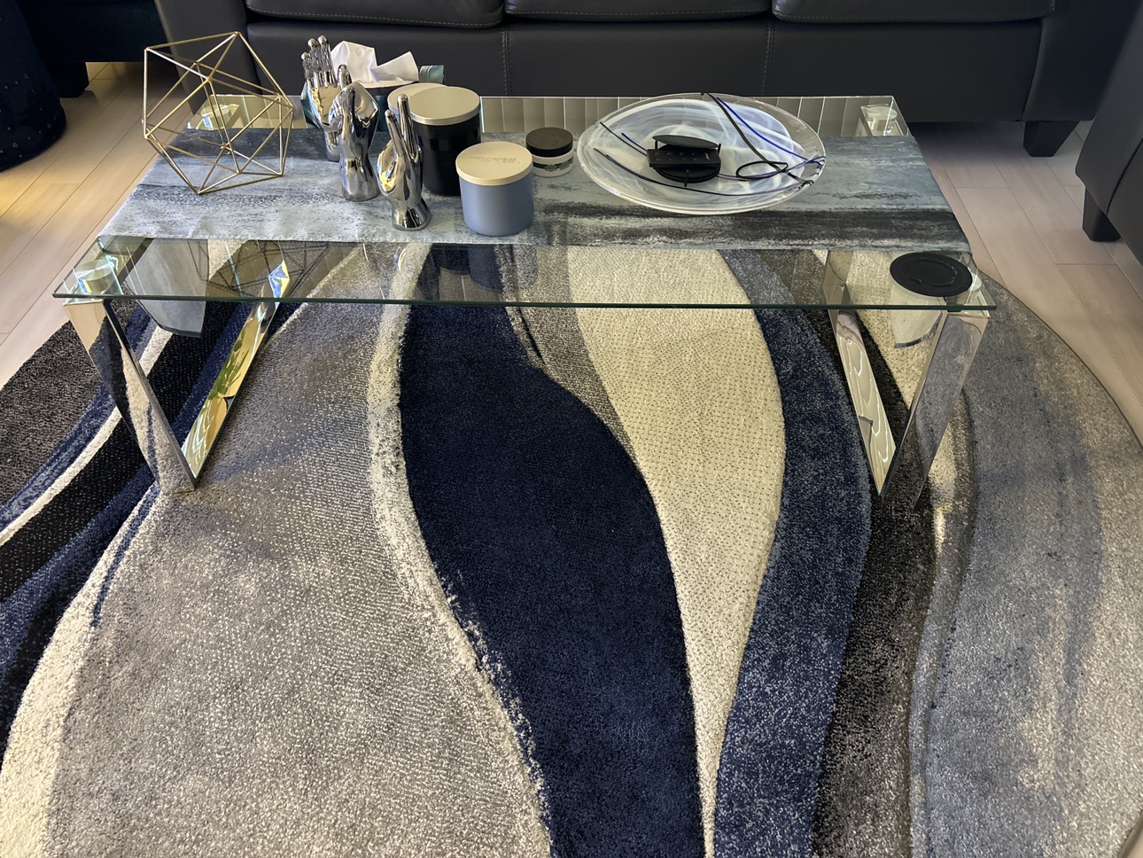 Sofa and coffee table set - photo 2