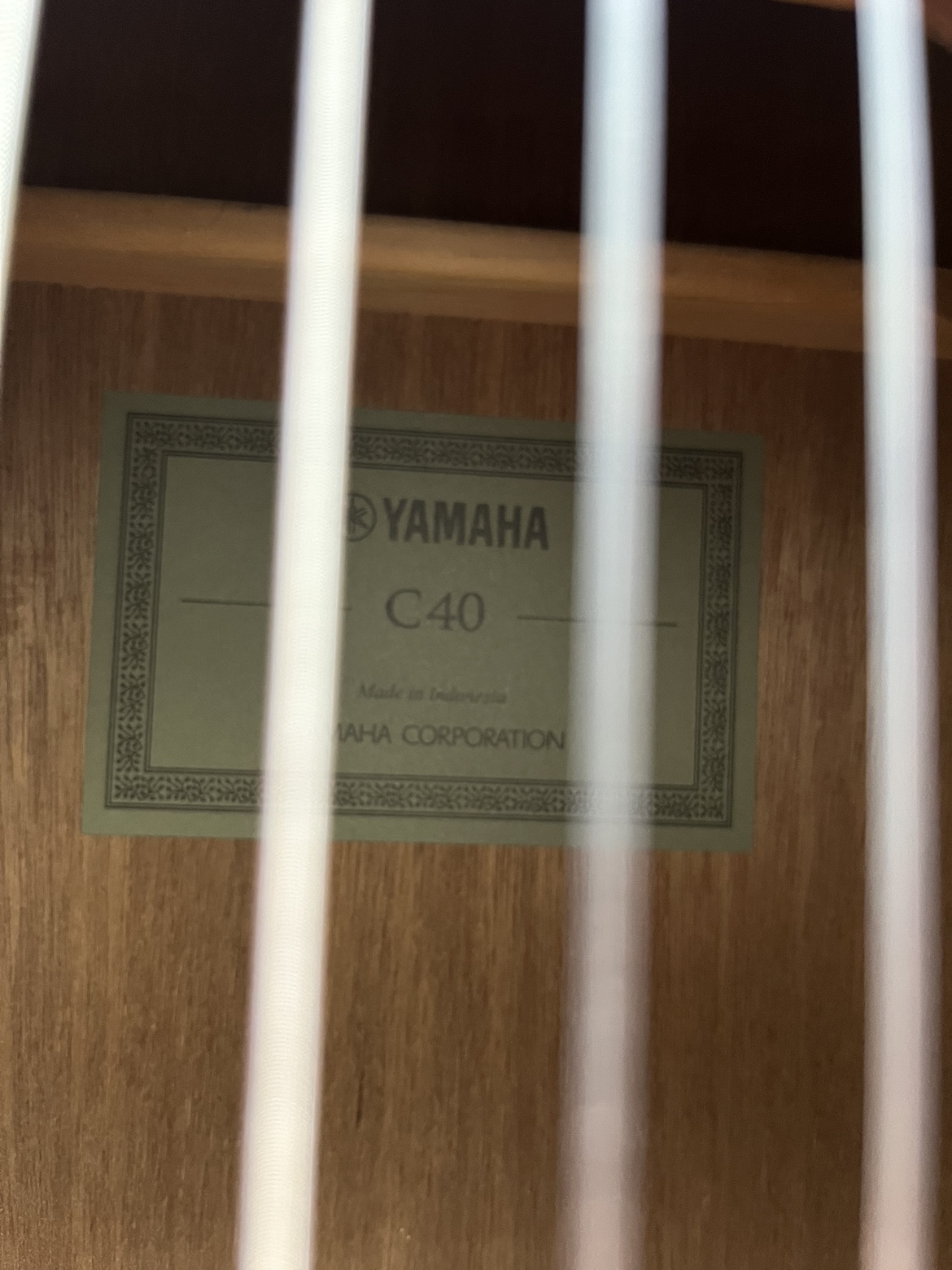 Yamaha c40 classical guitar and soft case - photo 2