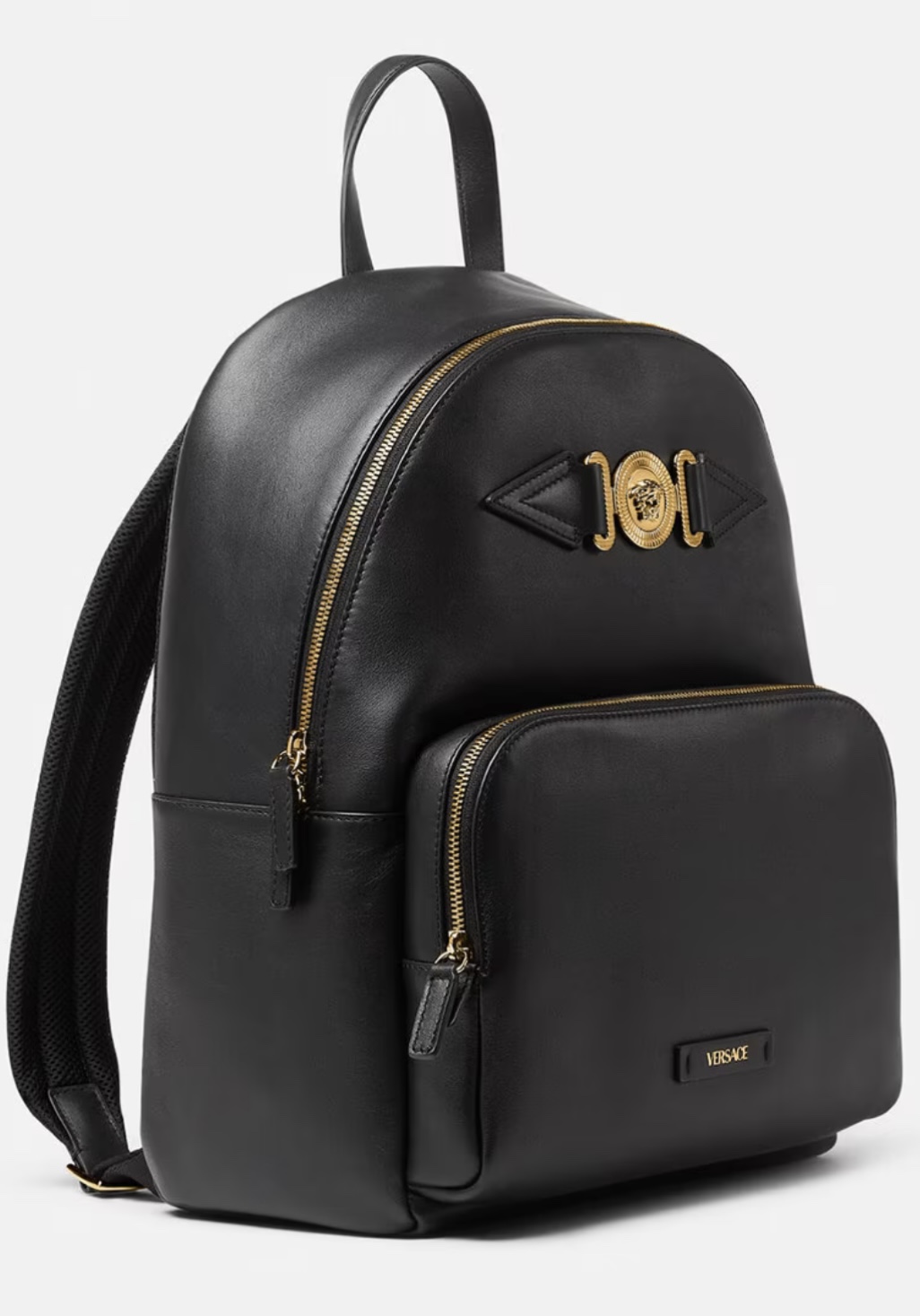 Versace black leather Medusa backpack men’s image indicator(2)