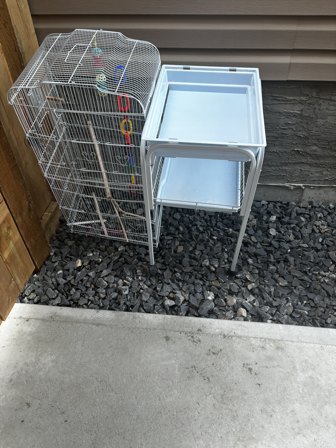 Bird cage and accessories. - photo 2