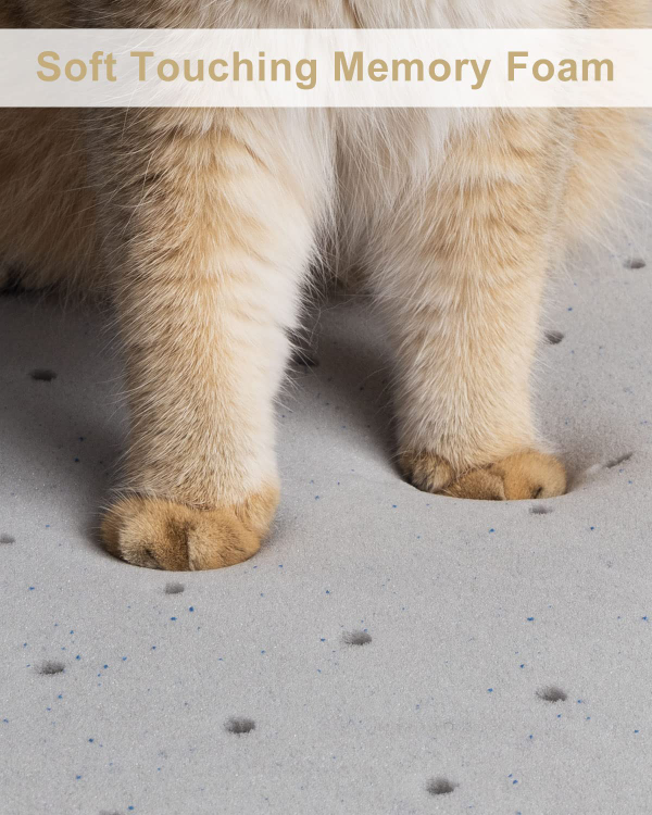 BedStory 3" King Memory Foam Mattress Topper Gel Bamboo Charcoal image indicator(3)