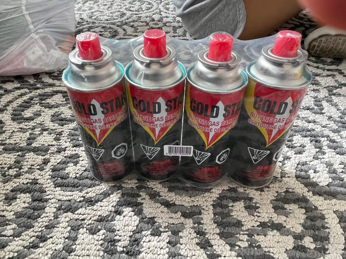 Butane gas