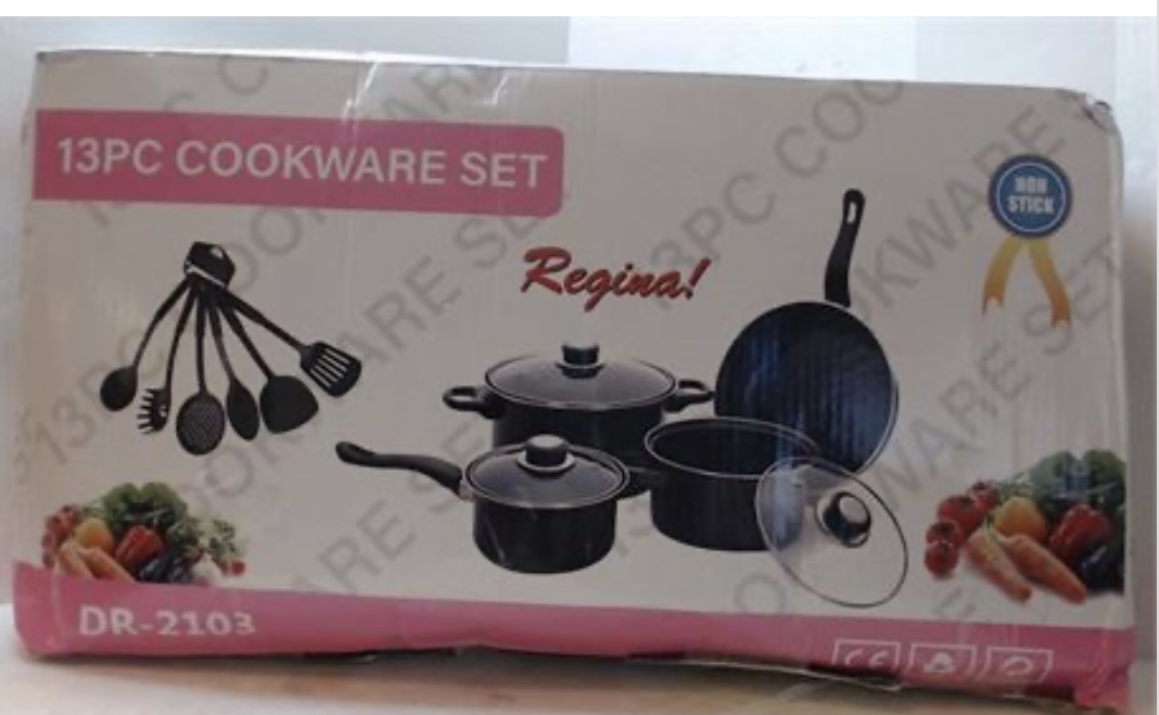 NEW OPEN BOX Dessini Regina Cookware Set 13pcs thumbnail