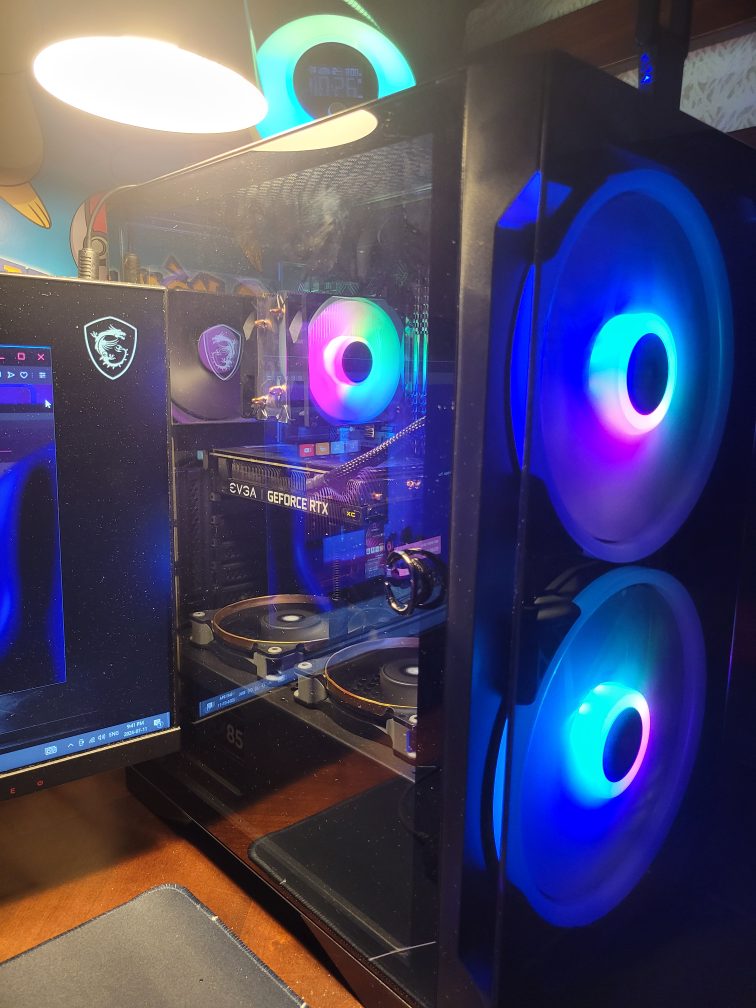 GAMING PC RTX 3060 12GB I3 12100 1TB SSD+1TB HDD