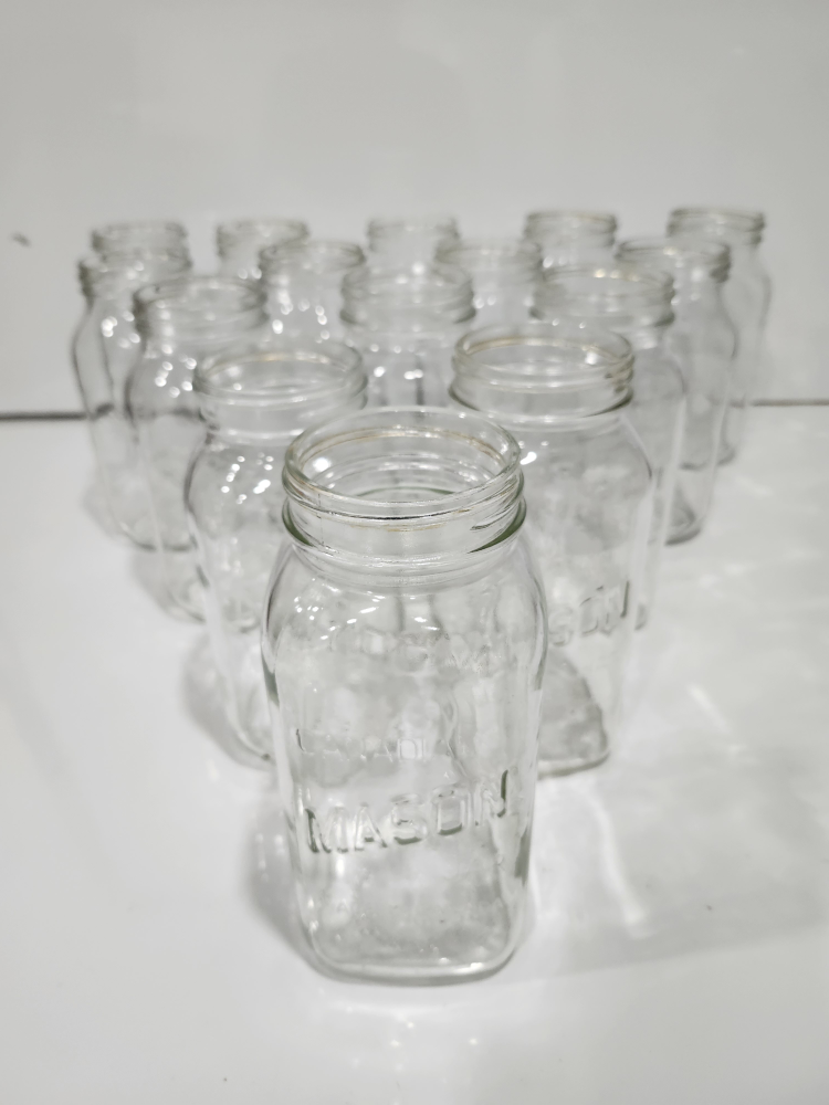 Set of 15  Mason Jars clean  32 Oz /946 ml  10/ 10 condition thumbnail