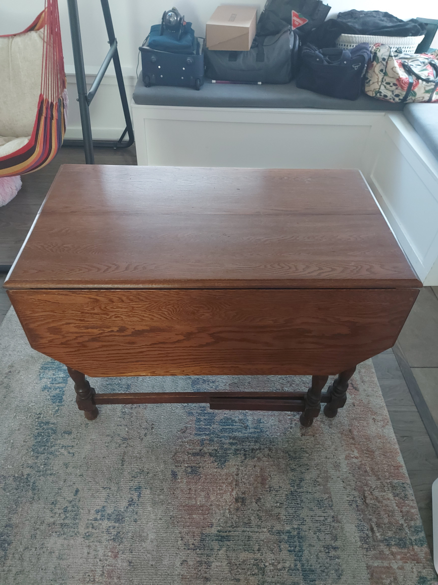 Antique Wooden Kitchen Table image indicator(4)