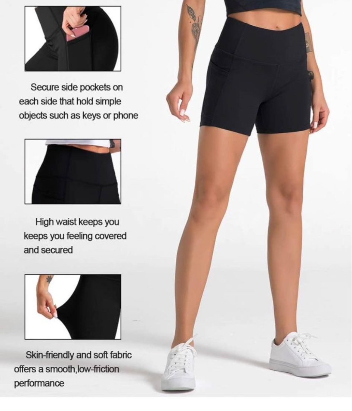 Dragon Fit Womens Yoga Shorts -MEDIUM image indicator(2)