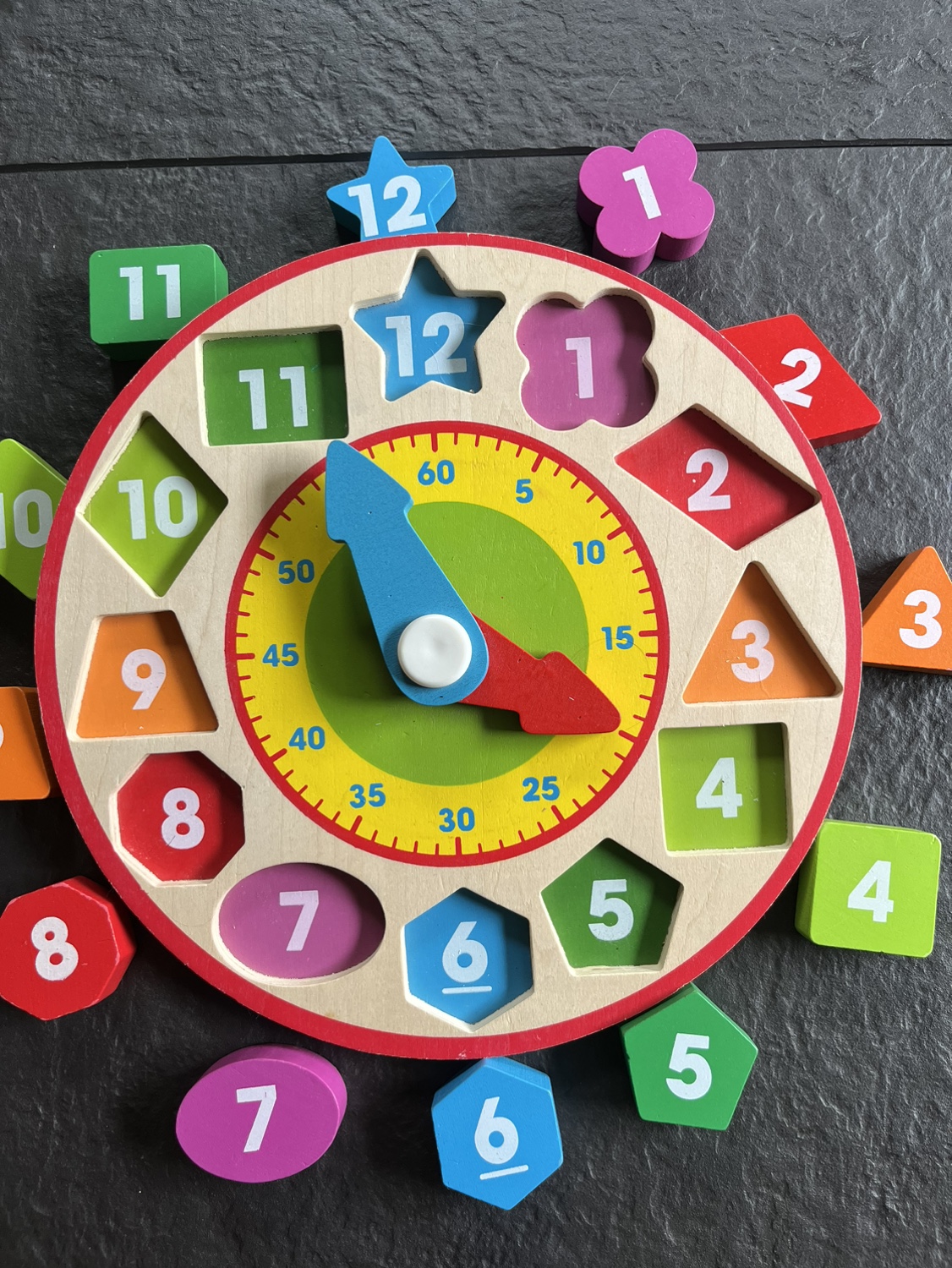 Melissa & Doug Wooden Toy Clock - photo 2
