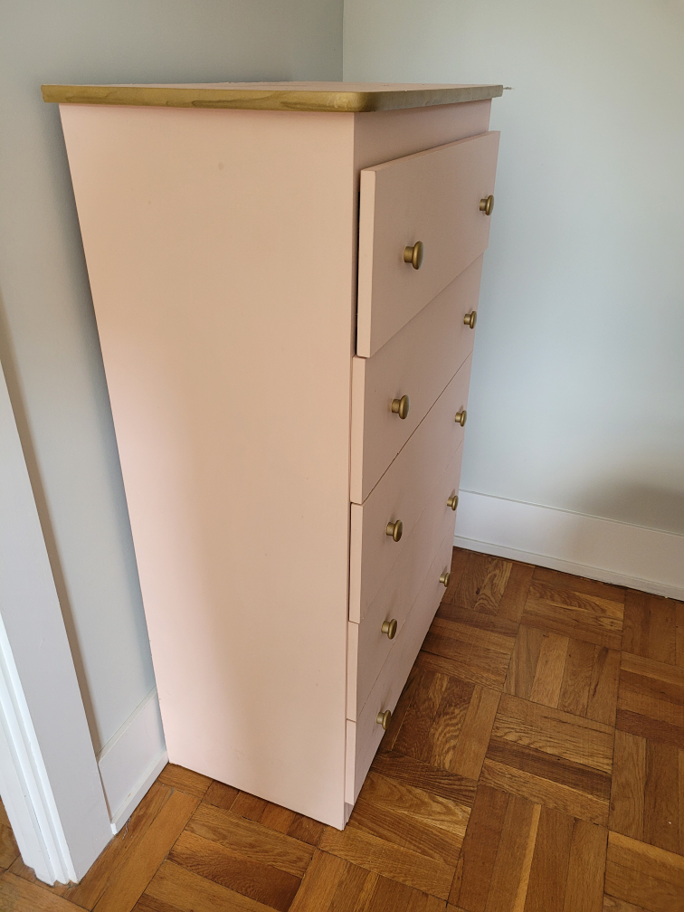 Light pink dresser (moving sale) - photo 3