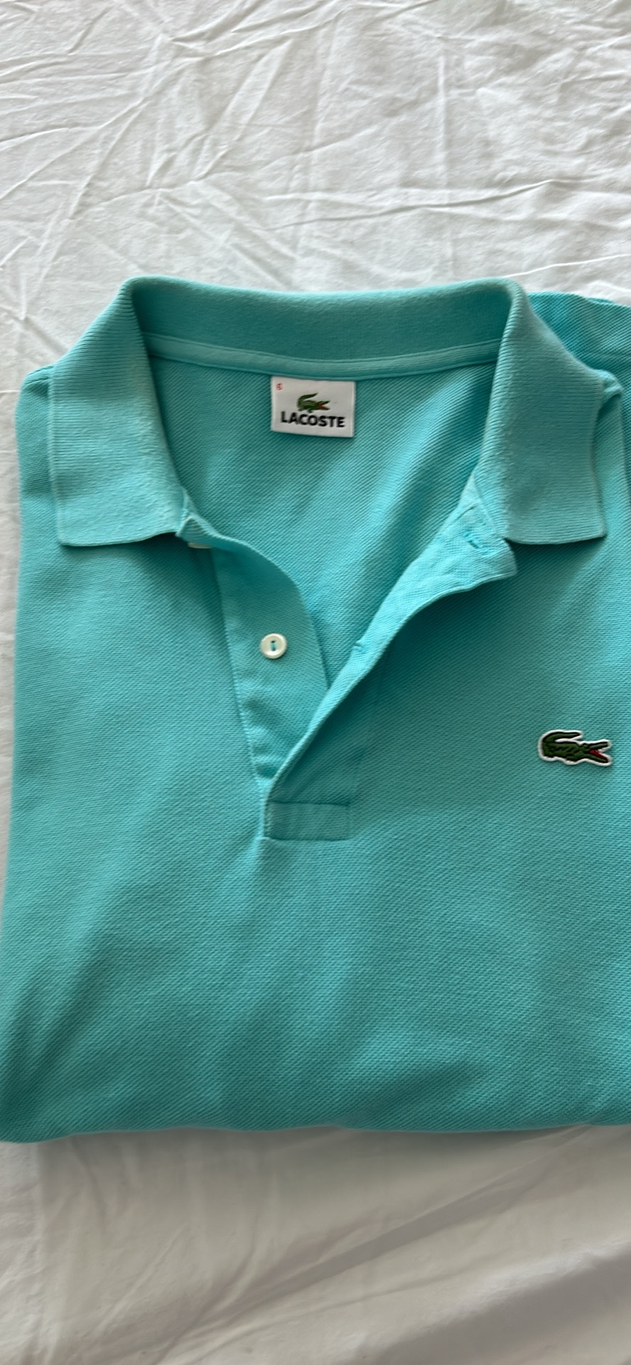 Lacoste polo size 6