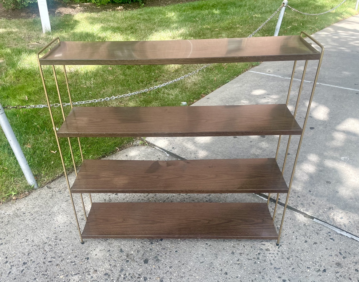 MCM Paul McCobb Style Vintage 4 Tier Metal Bookshelf - photo 2