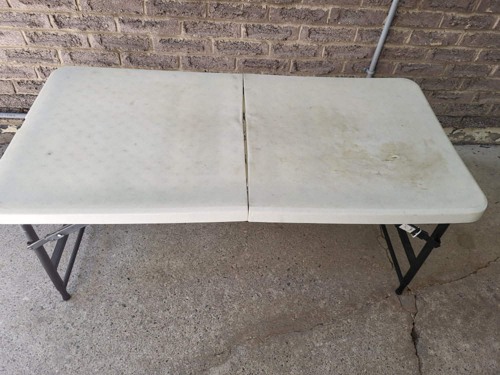 Free Used Folding Table #freecycle thumbnail