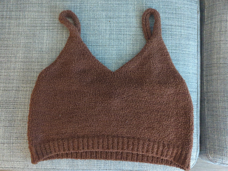 Fuzzy tank top