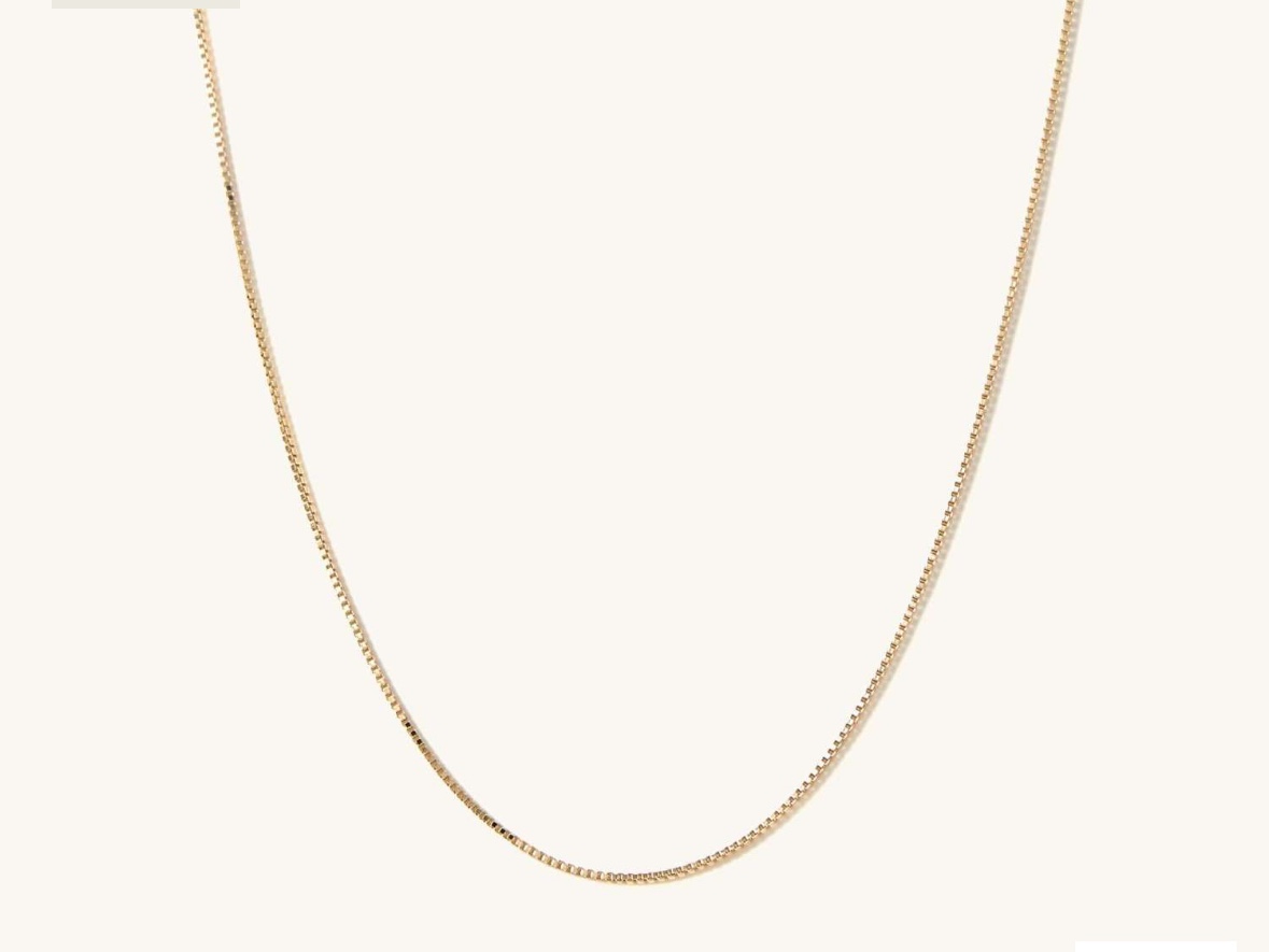 Mejuri Baby Box Necklace