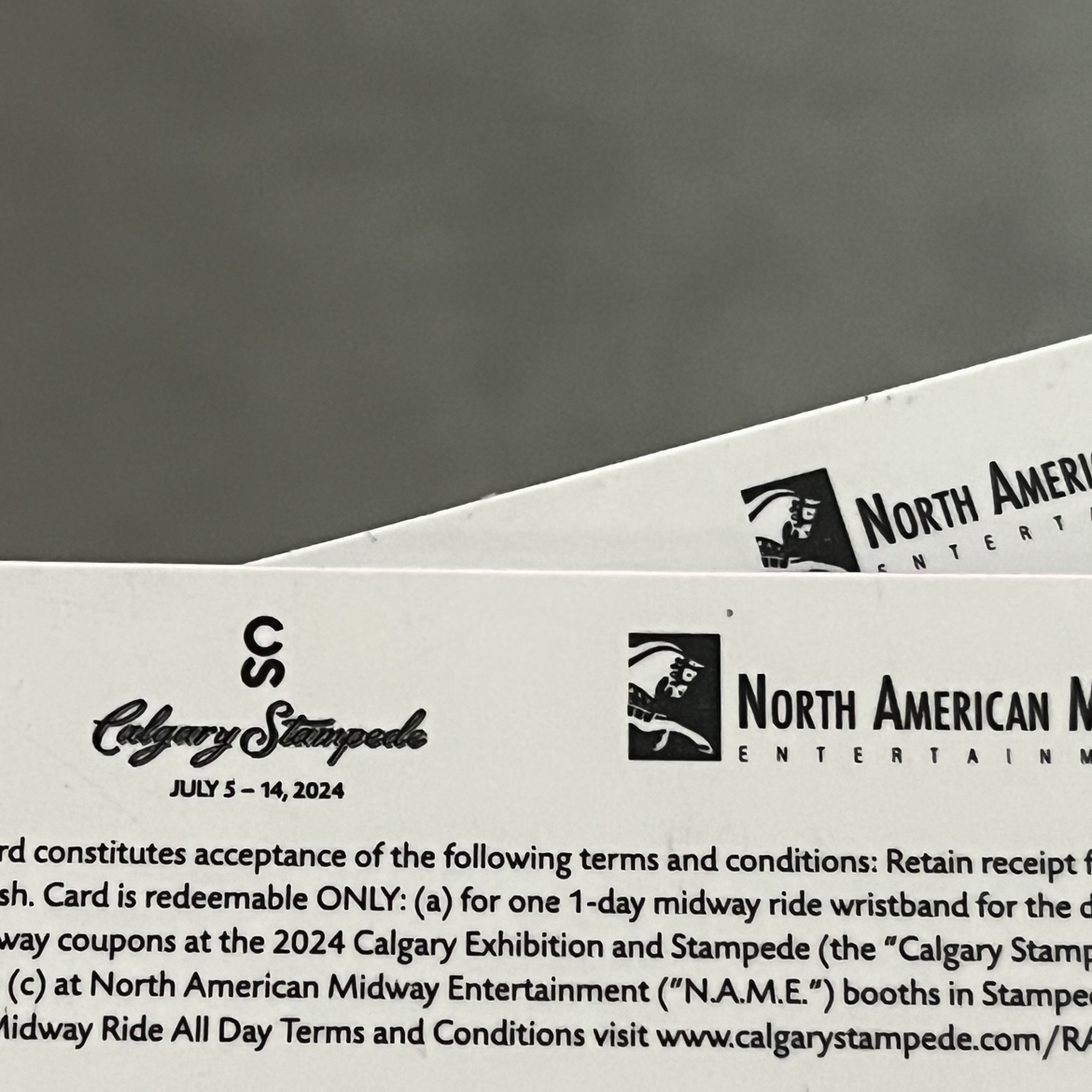 2 stampede ride all day or 60 tickets pass cards - photo 3