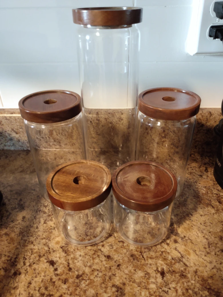 Glass canister set image indicator(5)