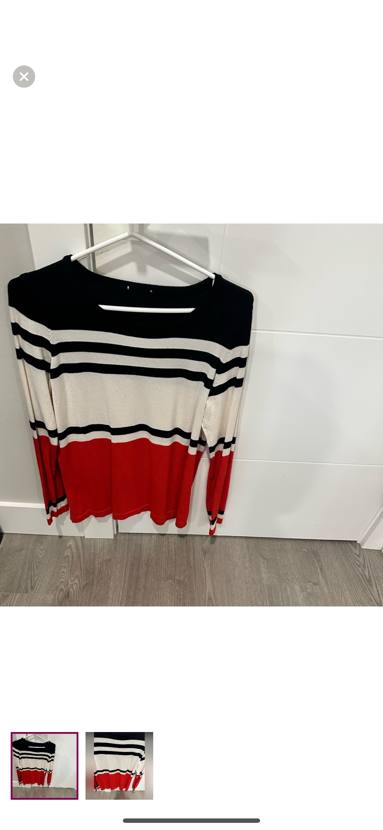 Striped Long Sleeve Sweater