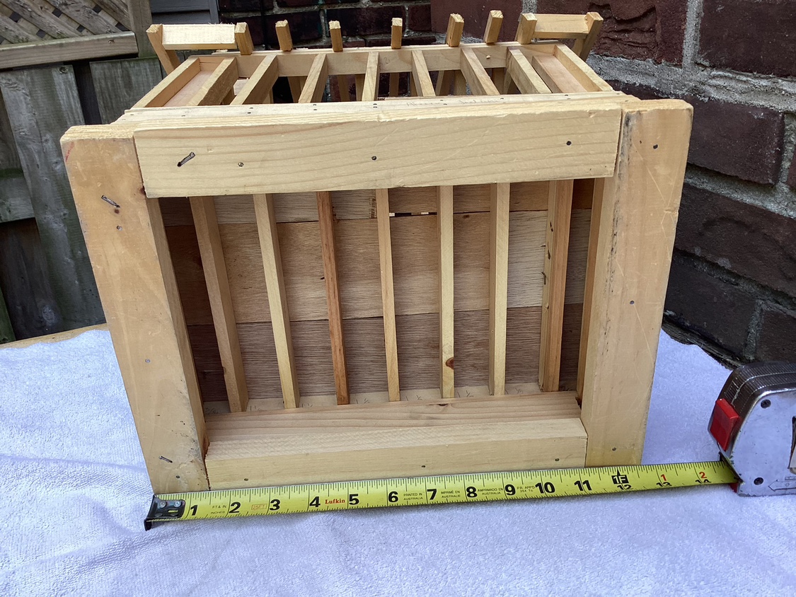 Model unfinished wood construction of a house ! image indicator(7)