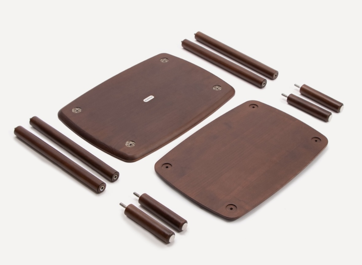 Burrow Serif side table (Walnut) - photo 2