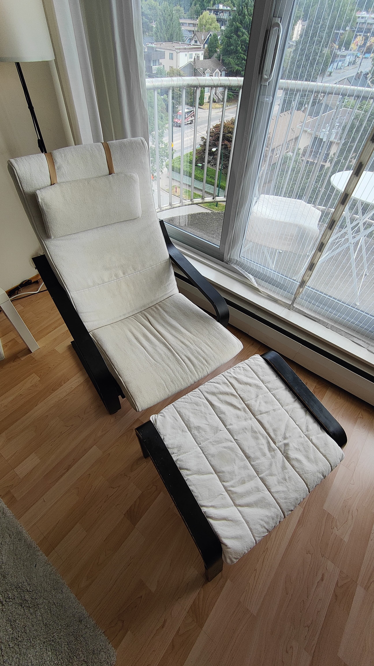 Ikea Poang Chair and Footstool - photo 2