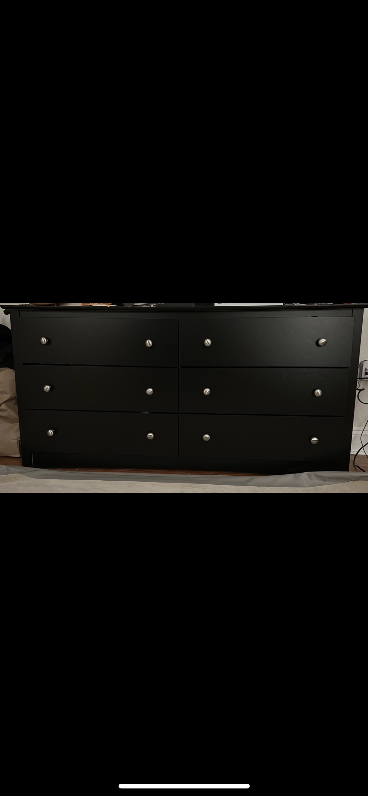 Black dresser