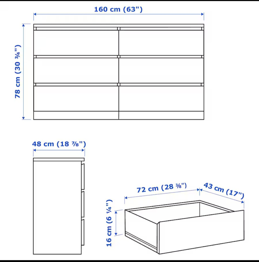 IKEA 6-drawer dresser - photo 2