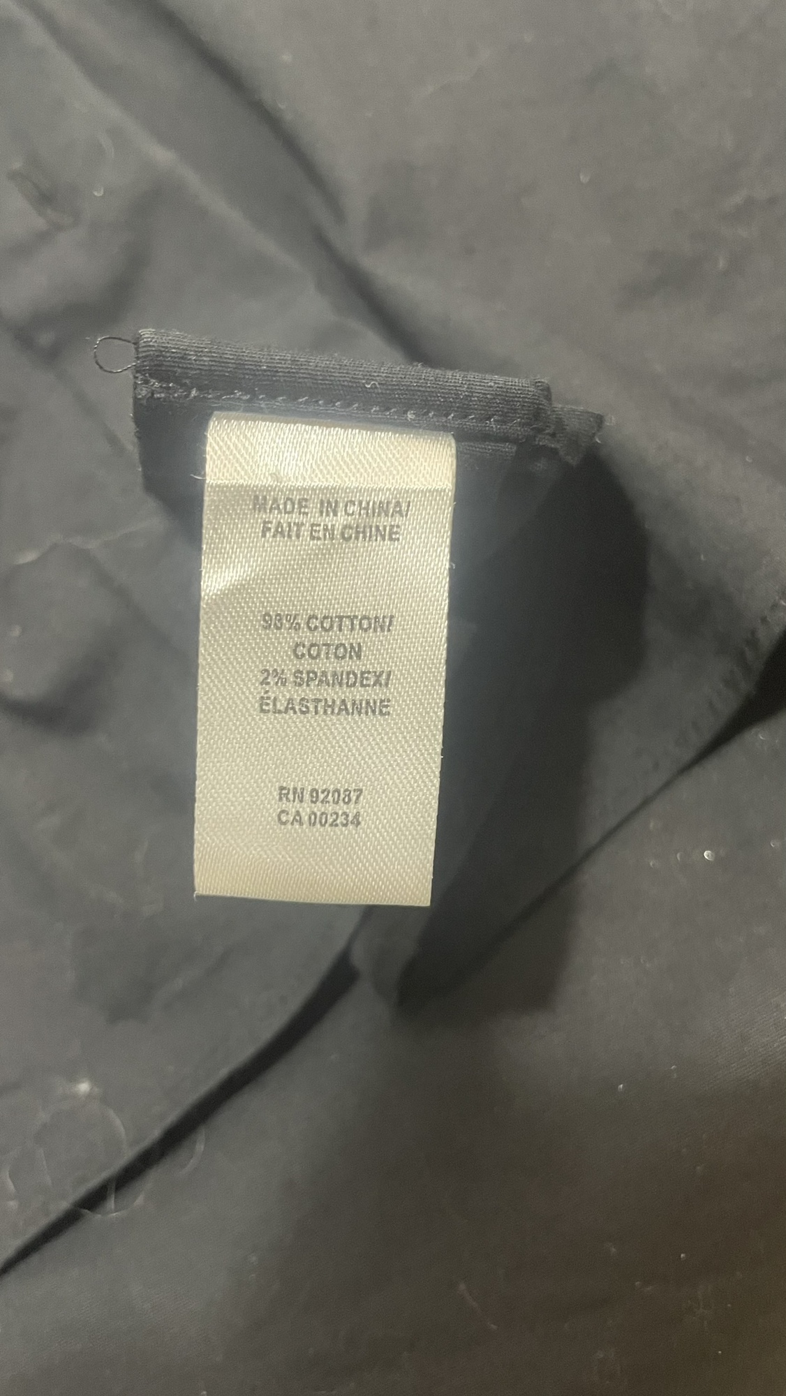 Saks Fifth Avenue long sleeve black 98% cotton shirt - photo 5