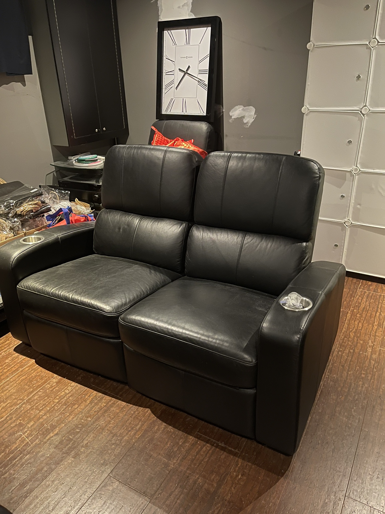 Genuine leather recliner love seats or sofa - photo 3
