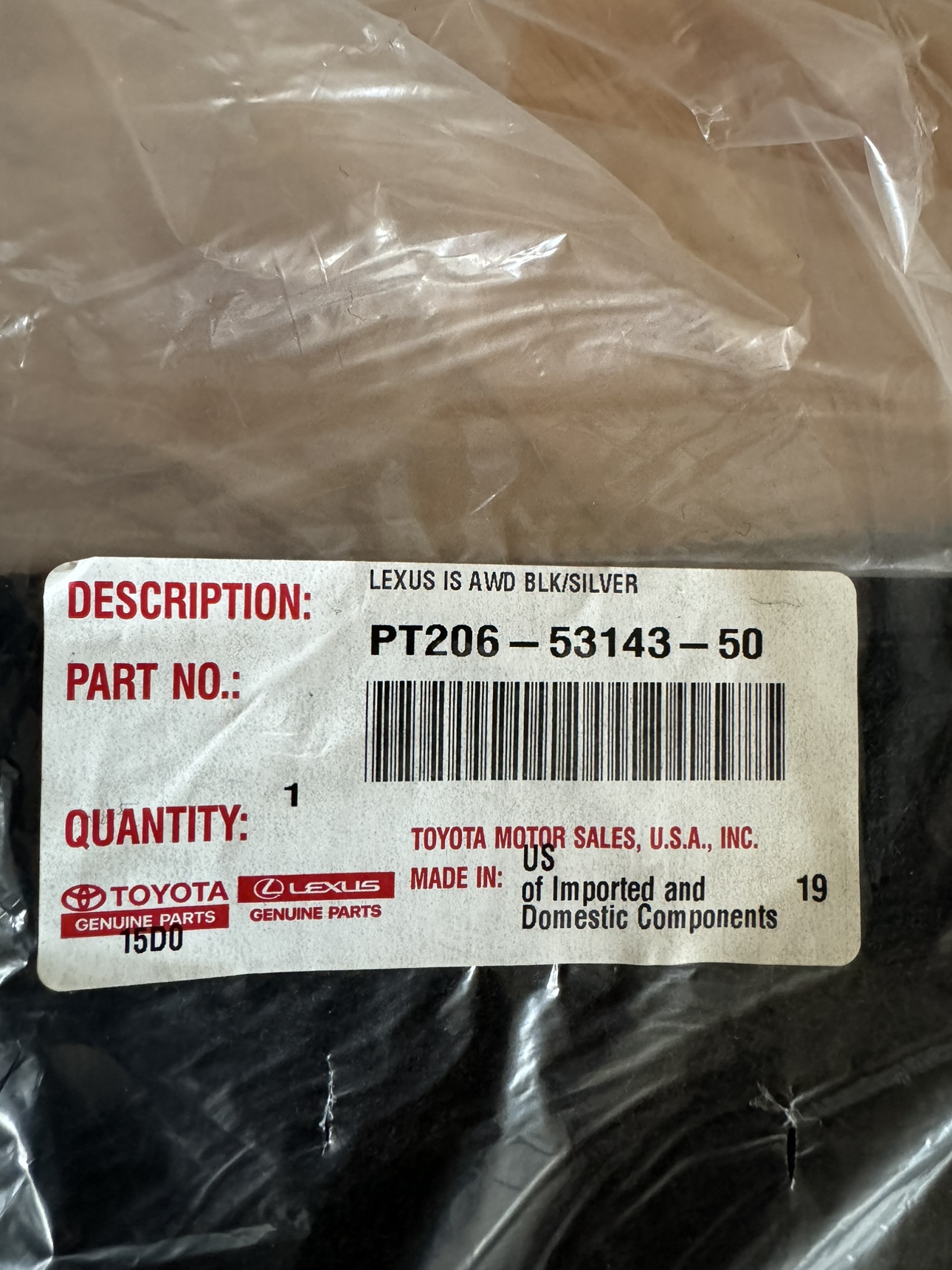 OEM Lexus IS Carpet Mats image indicator(4)