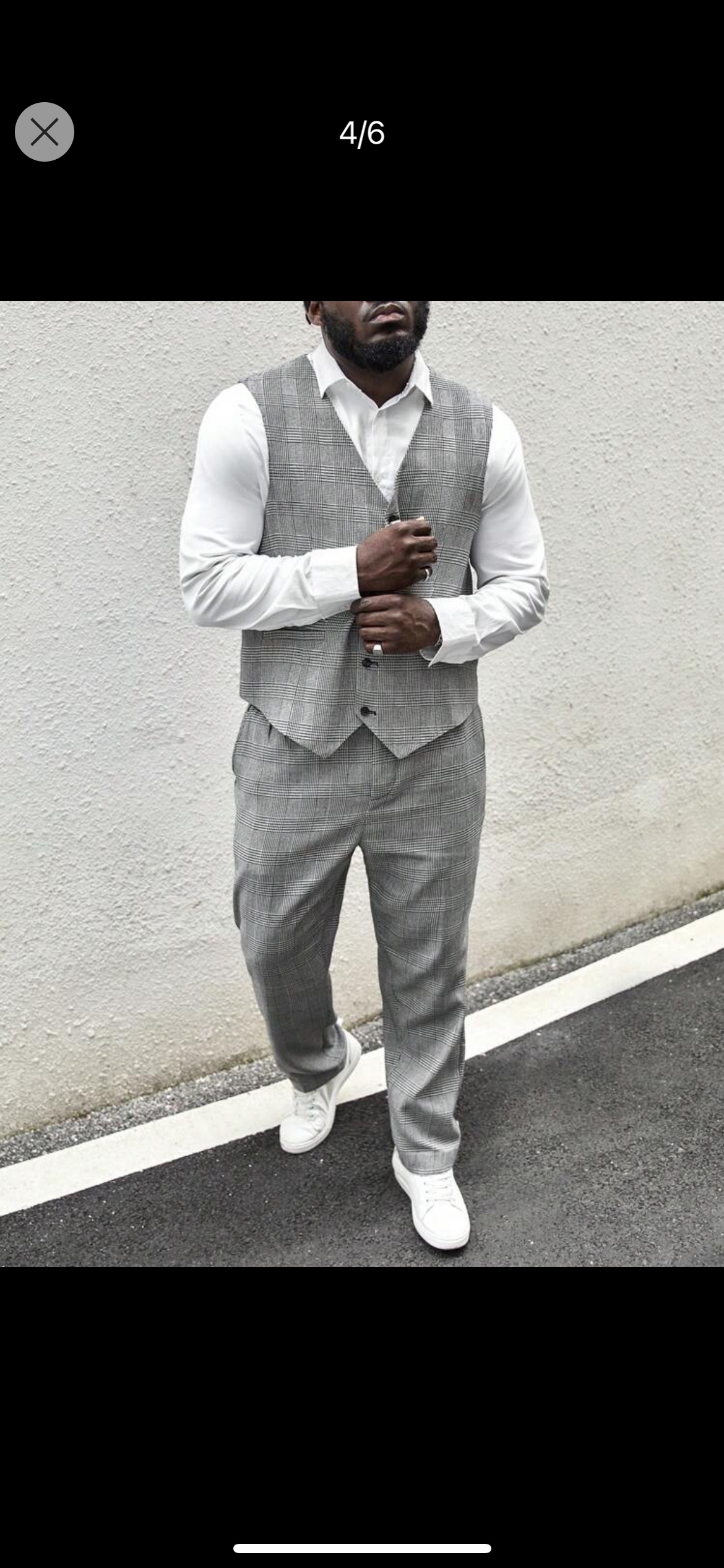 Men's Plaid Vest & Pant Set - photo 2