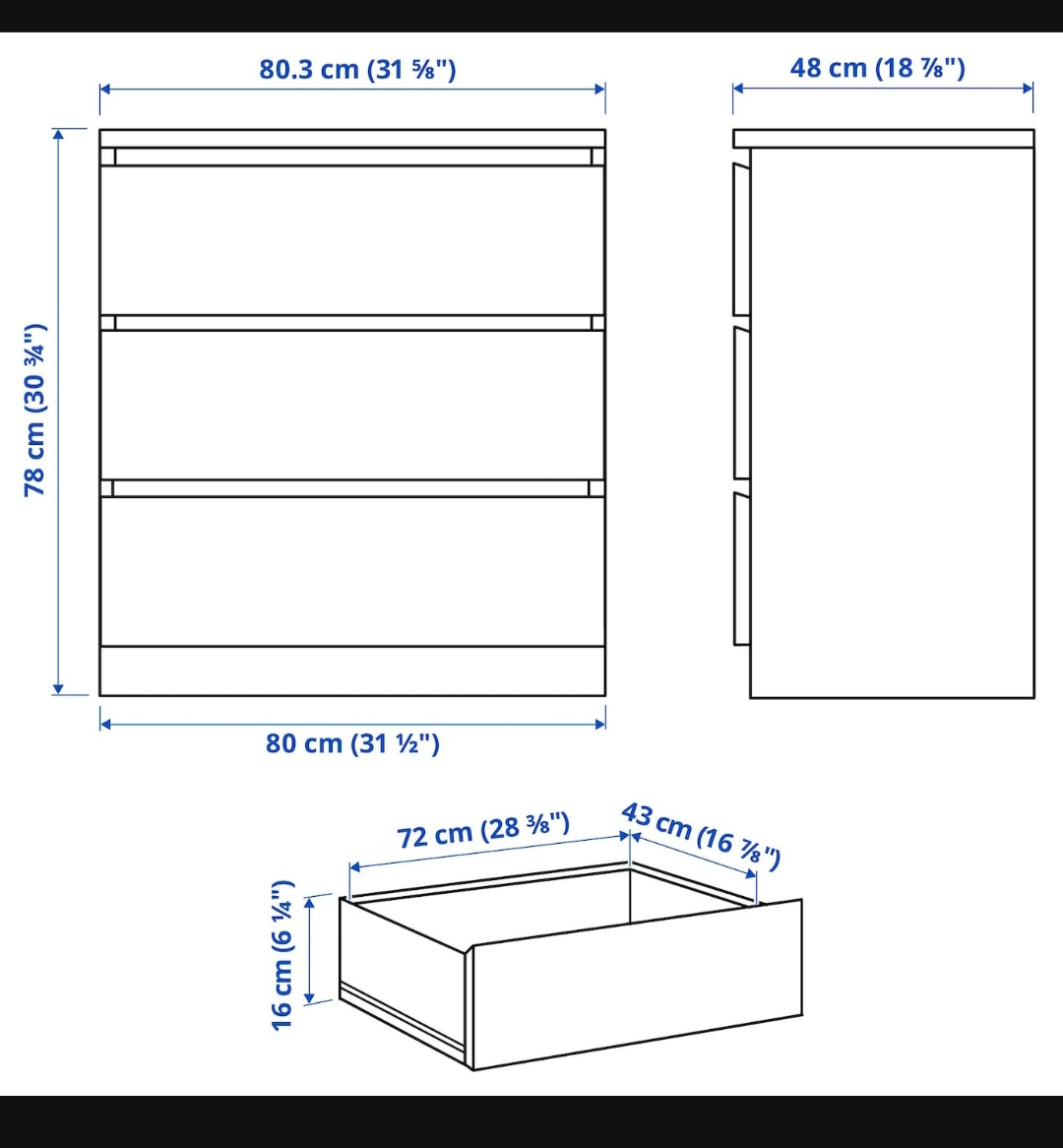 Ikea chest of drawers - photo 2