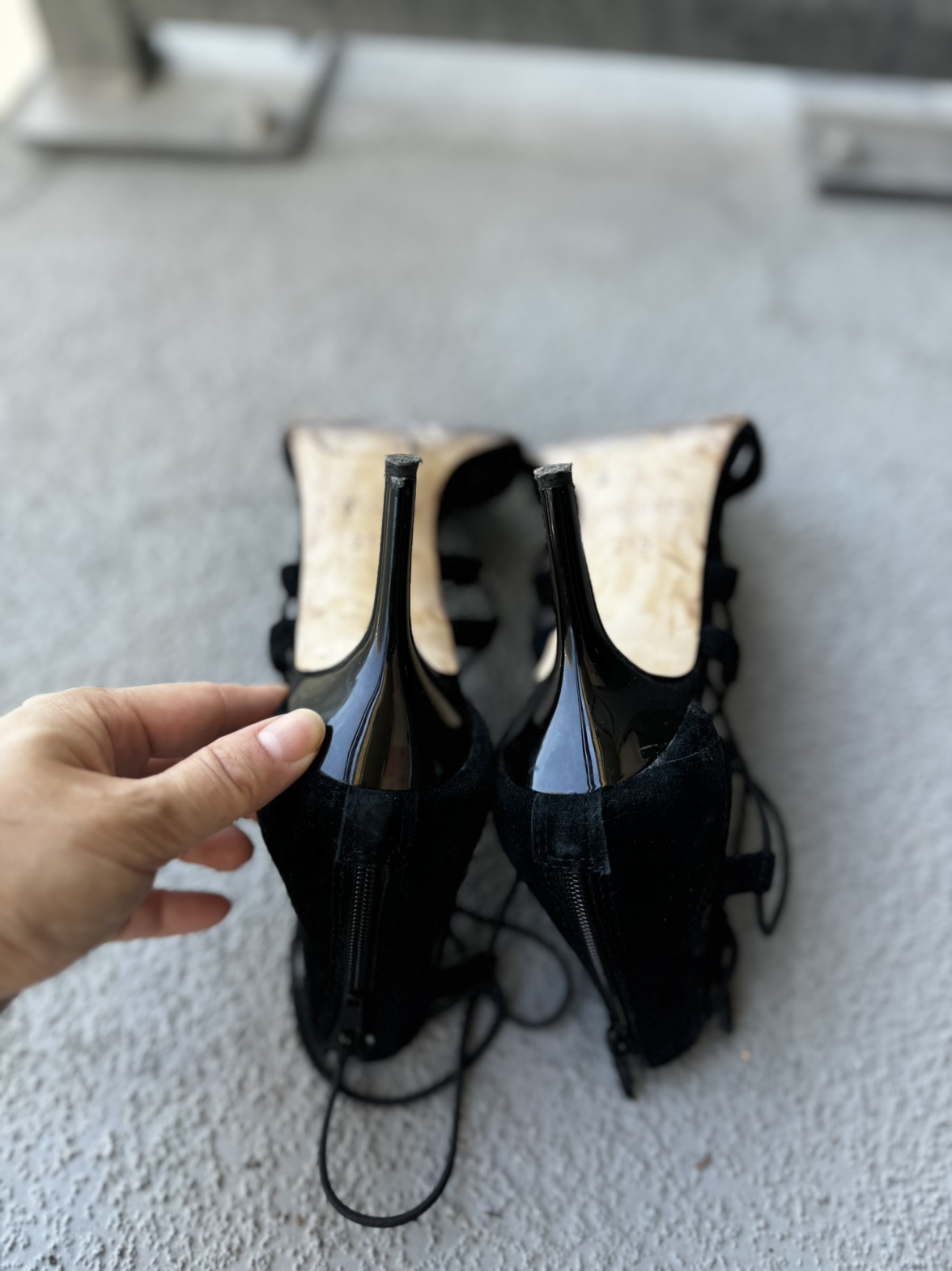 Genuine Leather Suede high heels, made in Japan image indicator(4)