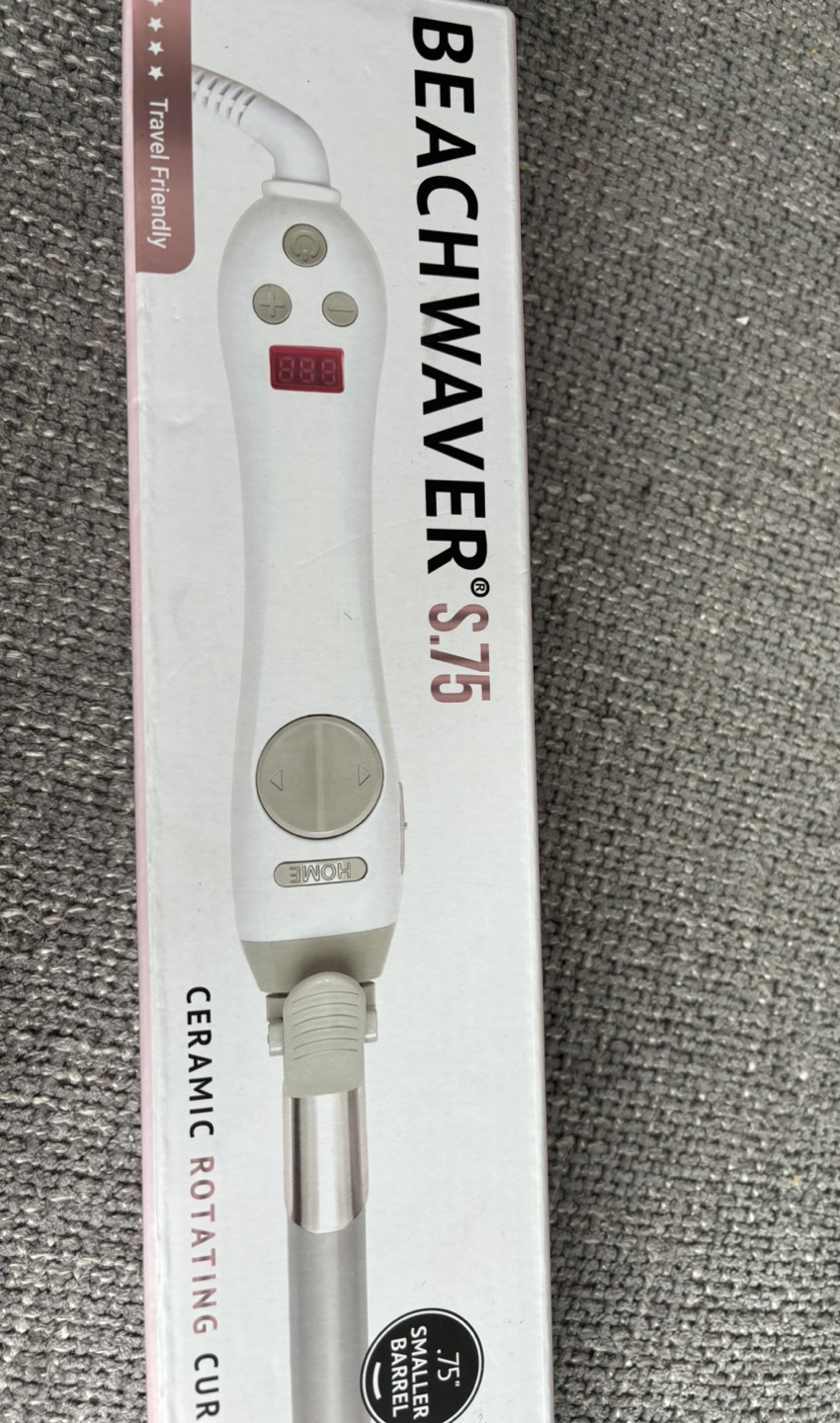 Ceramic rotating curling iron brand new beach waver S.75! thumbnail