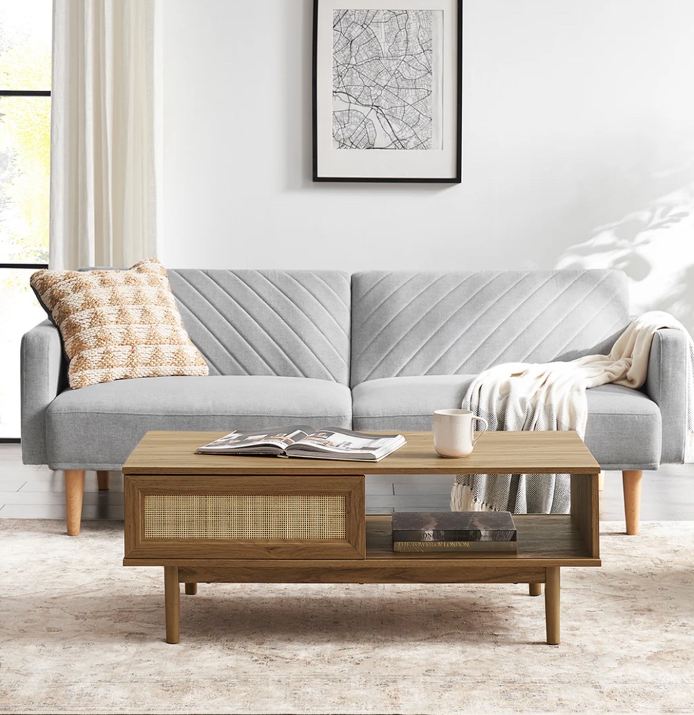 Rattan accented Coffee Table - photo 2