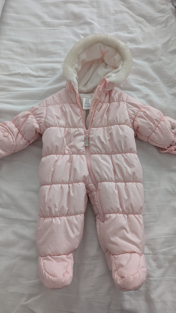 Carter's 6-9 months bunting snowsuit