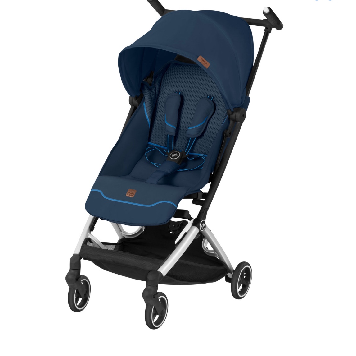 GB pocket + all city lightweight stroller- blue