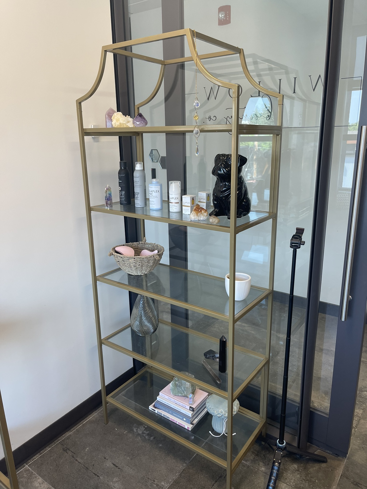 Gold Metal Bookshelf - photo 2