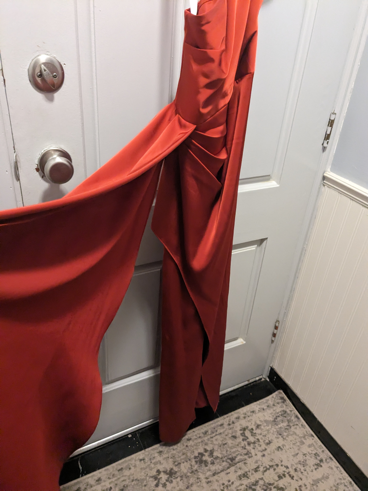 Azazie Red One Shoulder Dress - photo 2