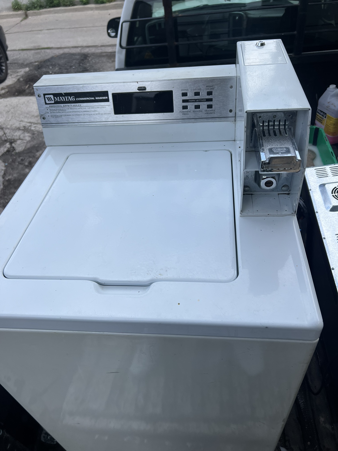 Coin operated washer machine thumbnail
